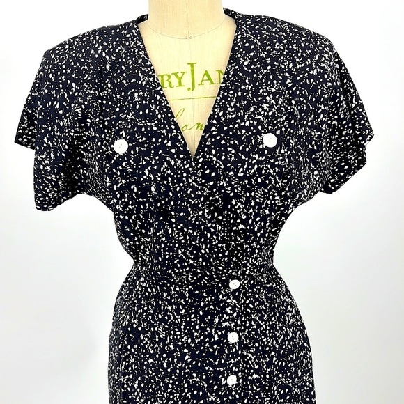 Milanzo Y2K 90s fitted hi-lo Ruffle dress. Gwen Stefani video look a like - Picture 7 of 15